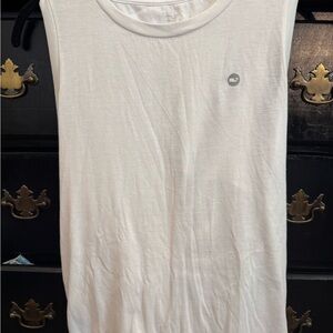 White Sleeveless Top